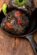 charcol scorched fresh bell peppers