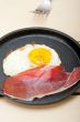 egg sunny side up with italian speck ham
