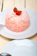 fresh strawberry and whipped cream dessert