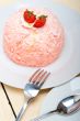 fresh strawberry and whipped cream dessert