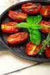 baked cherry tomatoes with basil and thyme