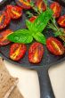 baked cherry tomatoes with basil and thyme