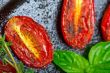 baked cherry tomatoes with basil and thyme