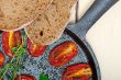 baked cherry tomatoes with basil and thyme