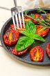 baked cherry tomatoes with basil and thyme