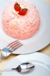 fresh strawberry and whipped cream dessert