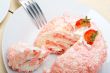 fresh strawberry and whipped cream dessert