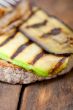 grilled vegetables on bread