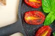 baked cherry tomatoes with basil and thyme