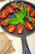 baked cherry tomatoes with basil and thyme
