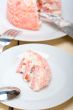 fresh strawberry and whipped cream dessert