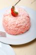 fresh strawberry and whipped cream dessert
