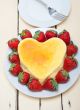 heart cheesecake