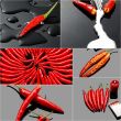 red hot chili peppers collage