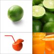 citrus fruits collage