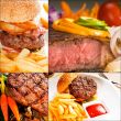 beef dishes collage