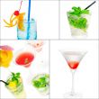 cocktails collage