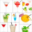 cocktails collage