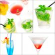 cocktails collage