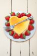 heart cheesecake