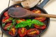 baked cherry tomatoes with basil and thyme