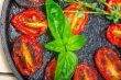 baked cherry tomatoes with basil and thyme