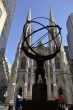 Atlas and St. Patrick from behind