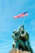 Marine Corps War Memorial under a blue sky