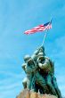 Marine Corps War Memorial under a blue sky