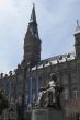 Sitting in front of Georgetown University