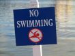 No Swimming Sign