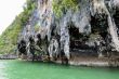 Exotic stone caves of the island