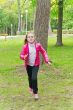 Cute running girl