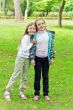 Cute two playing girls