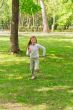 Cute running girl