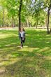 Cute running girl