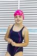 Cute girl in swimming pool