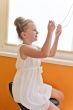 Cute girl playing
