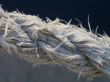 Close Up of Fraying Braided Rope