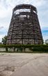 Old cooling tower of the cogeneration plant