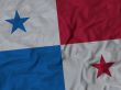 Close up of Ruffled Panama flag